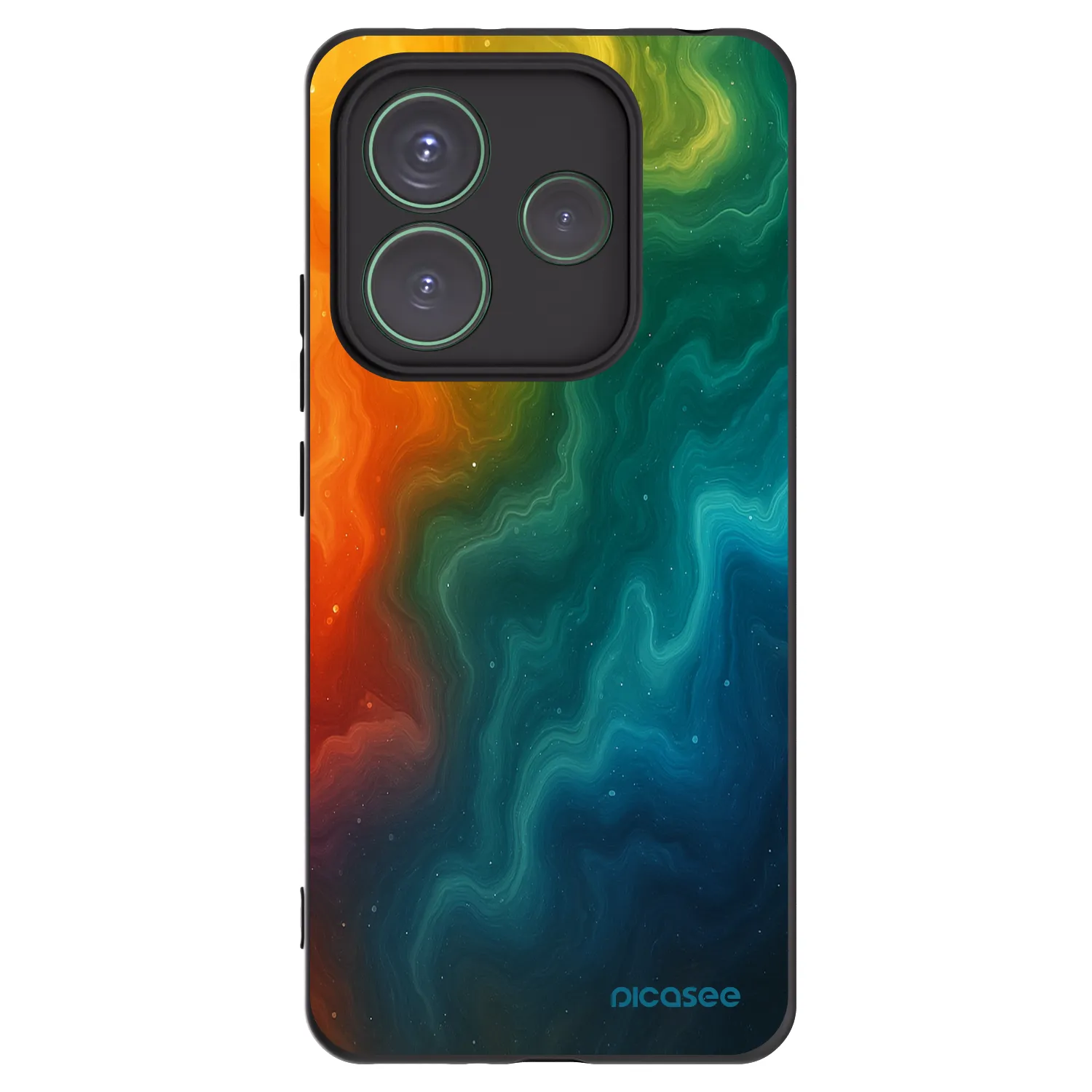 Picasee Xiaomi Redmi Note 14 5G Hülle - Schwarzes Silikon - Solar