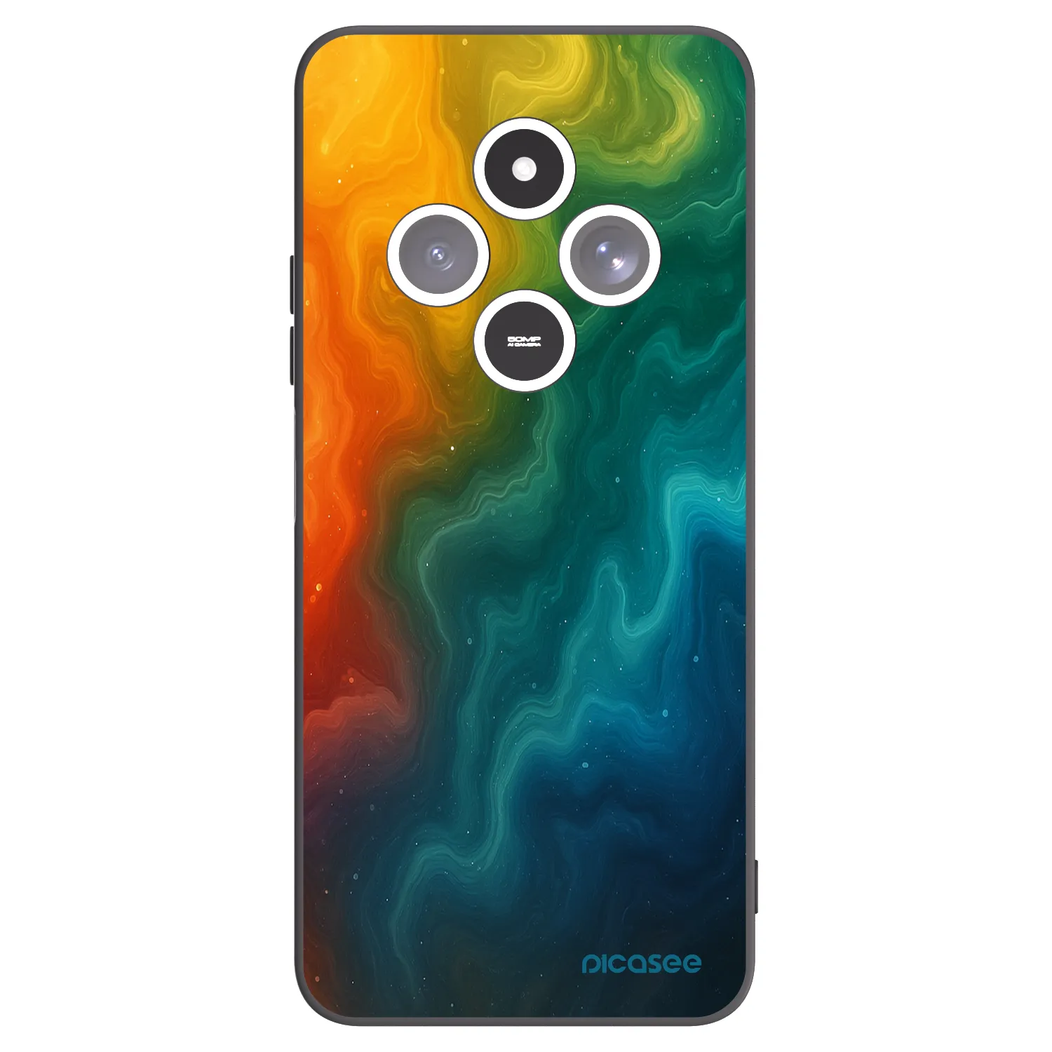 Picasee Xiaomi Redmi 14C Hülle - Schwarzes Silikon - Solar