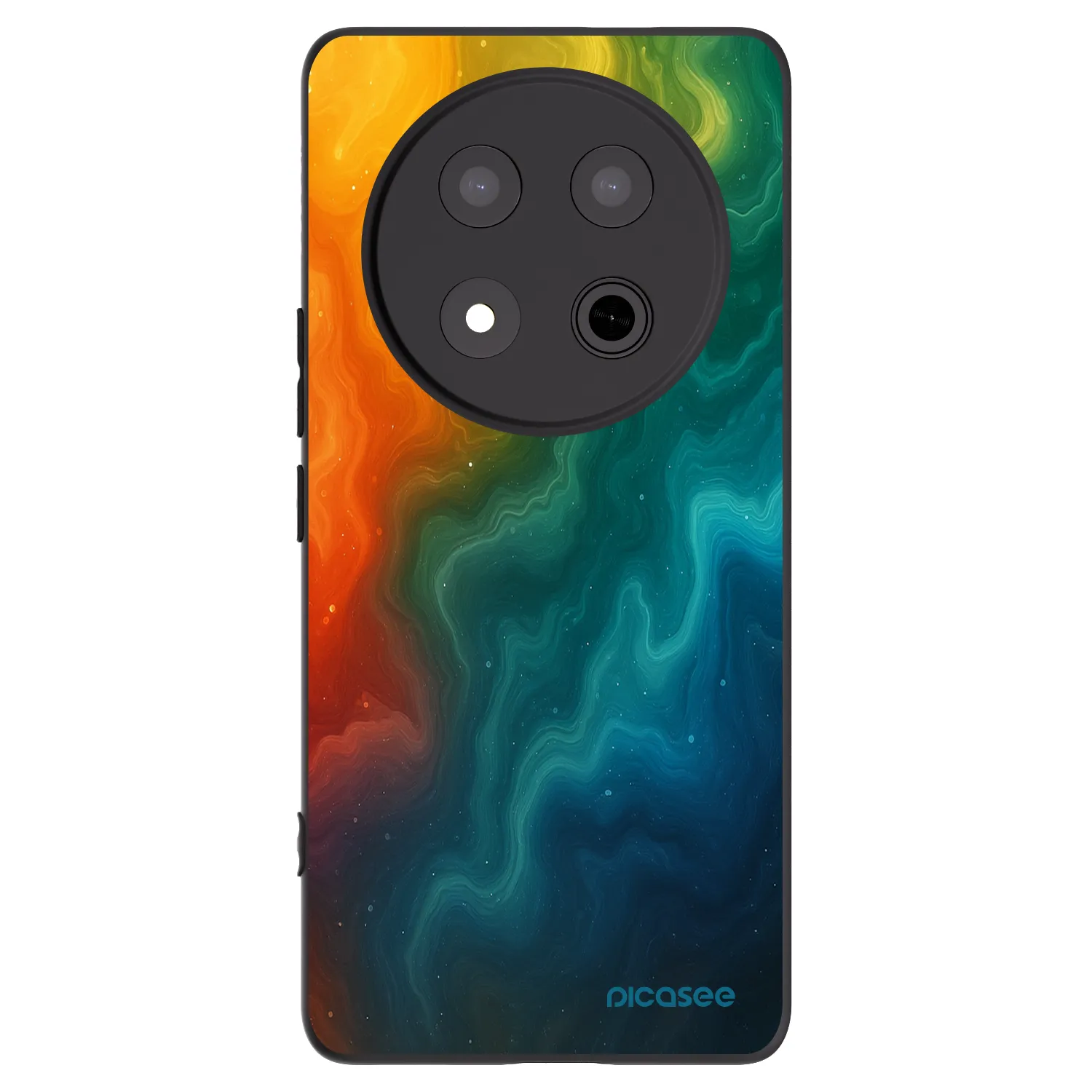 Picasee Honor Magic7 Lite 5G Hülle - Schwarzes Silikon - Solar