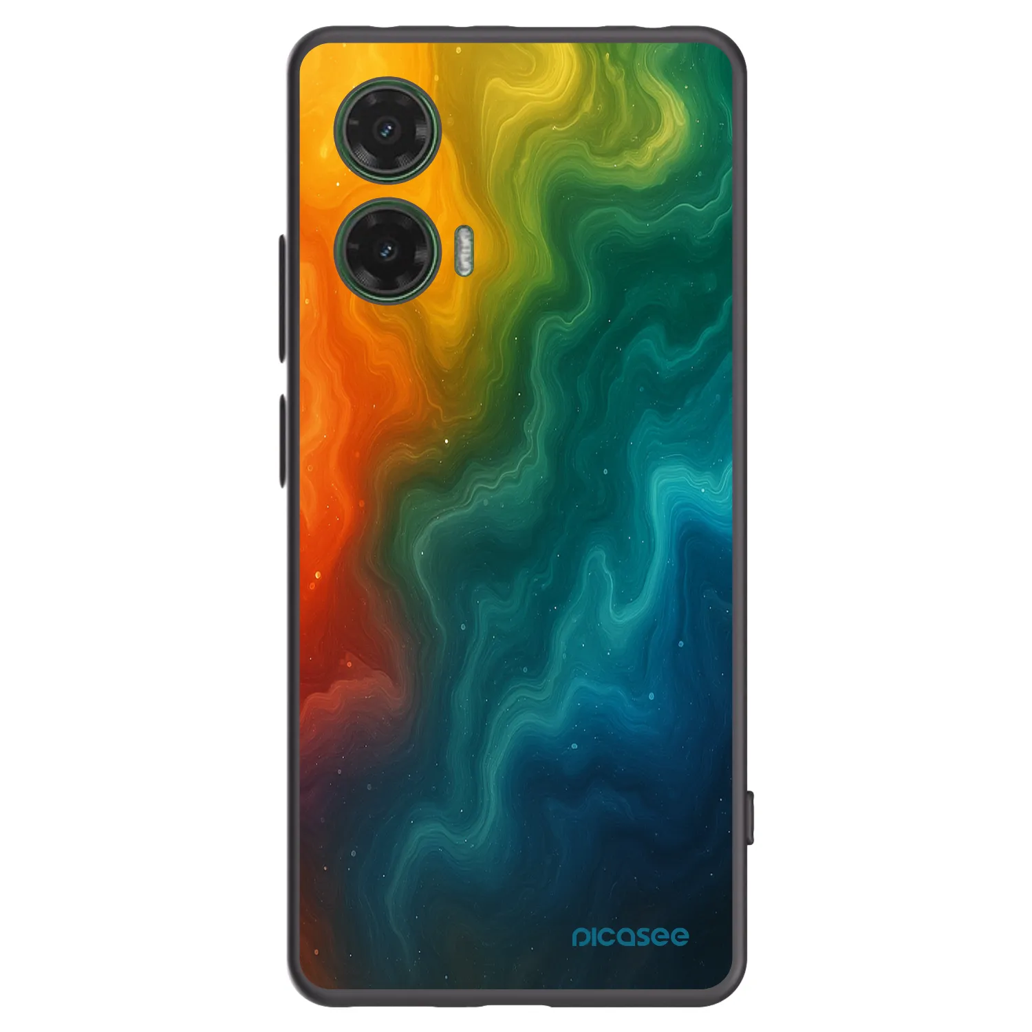 Picasee Motorola Moto G35 5G Hülle - Schwarzes Silikon - Solar