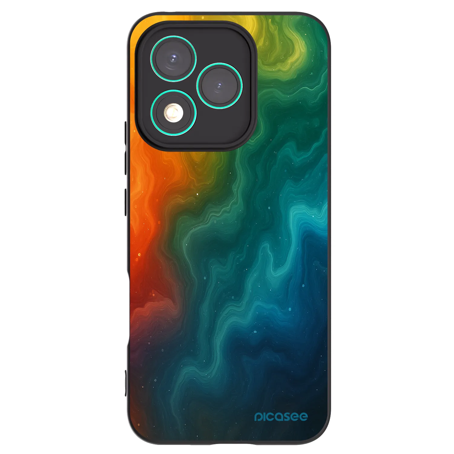 Picasee Honor 400 Lite 5G Hülle - Schwarzes Silikon - Solar