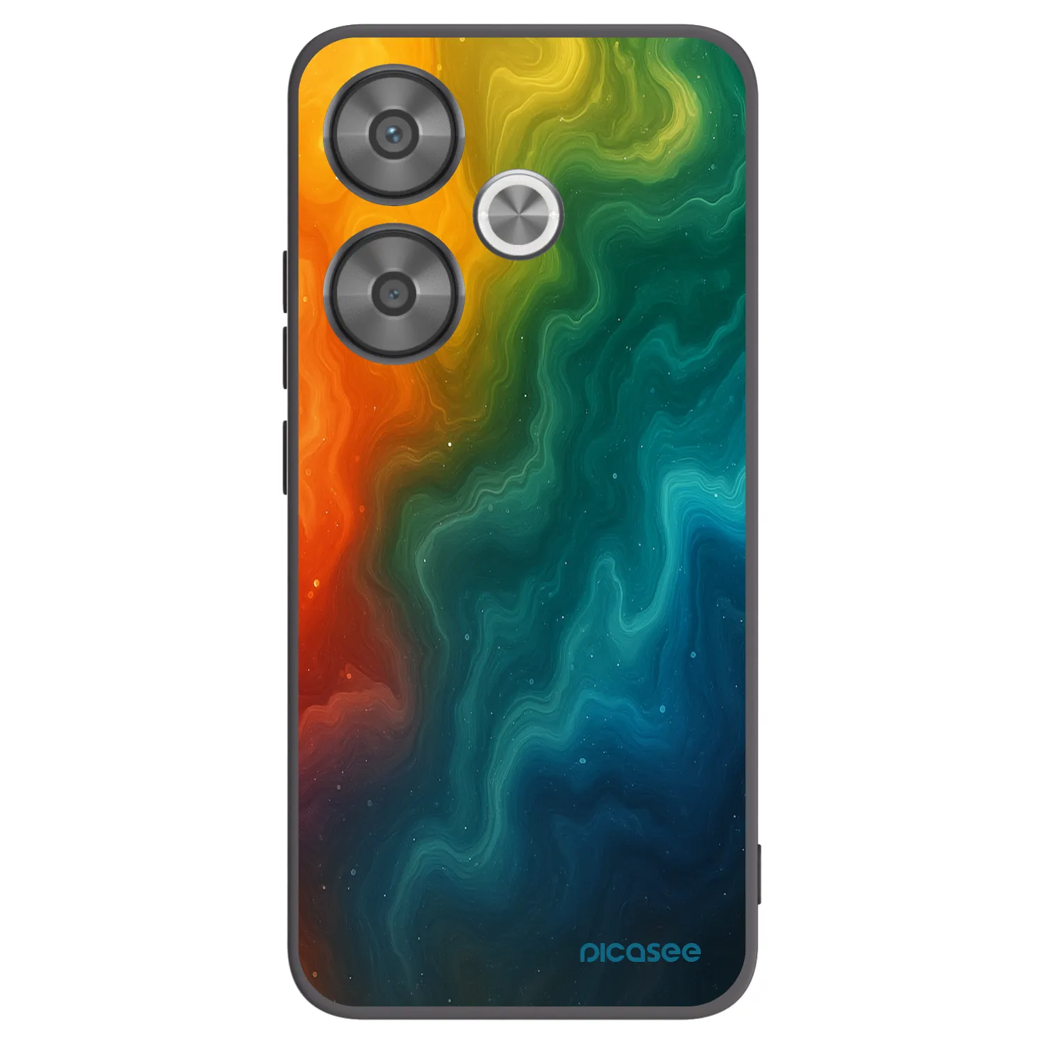 Picasee Xiaomi Poco F6 Hülle - Schwarzes Silikon - Solar