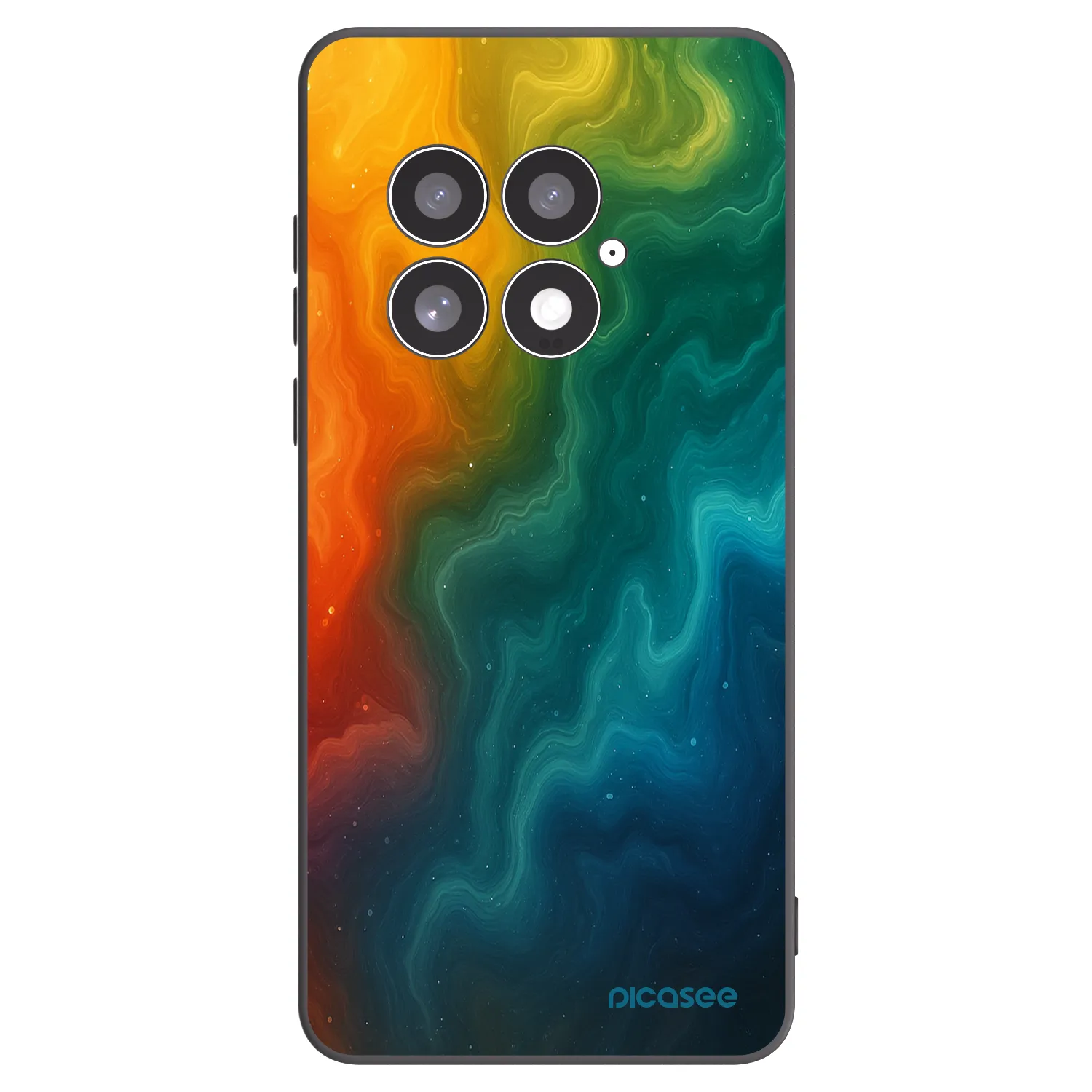 Picasee OnePlus 13 5G Hülle - Schwarzes Silikon - Solar