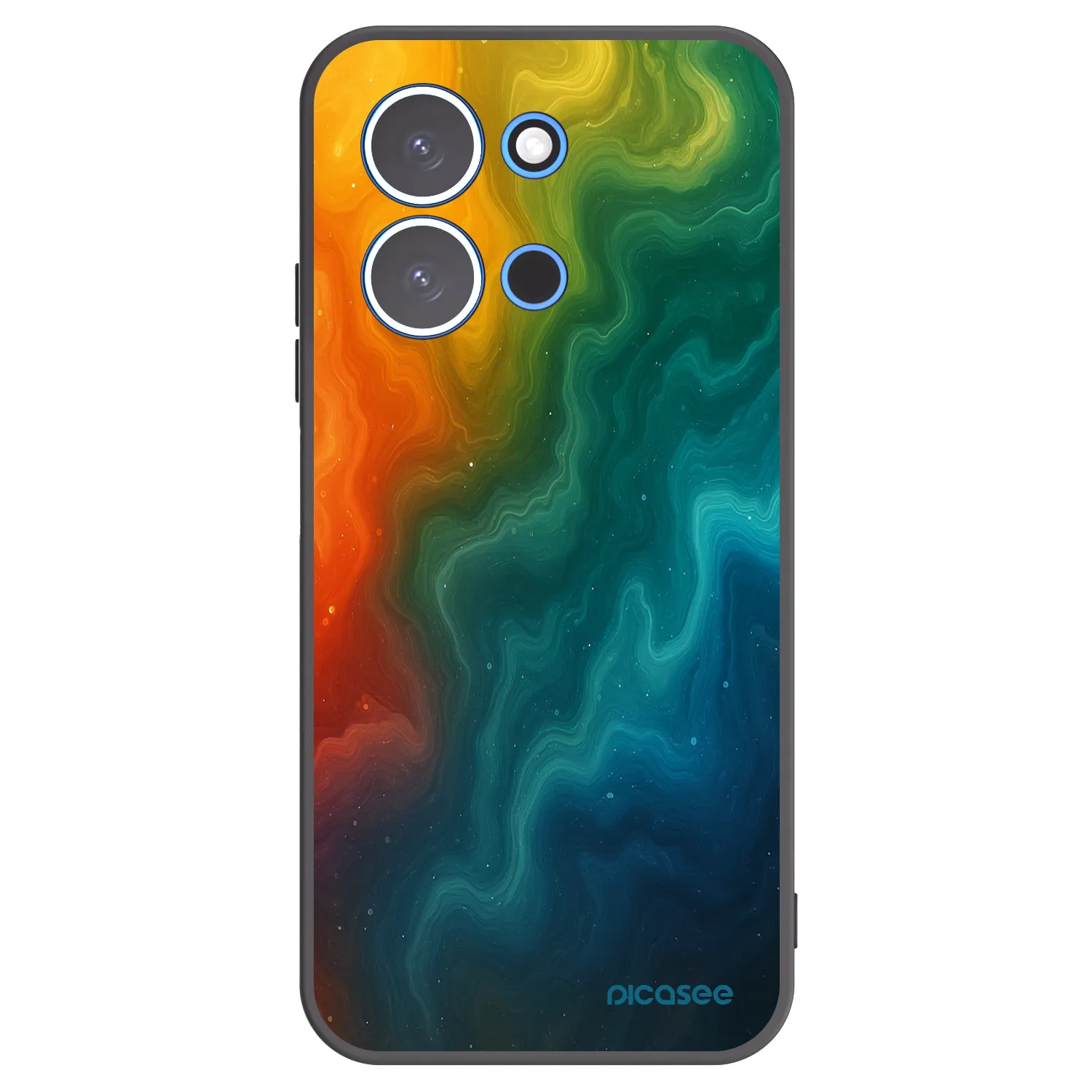 Picasee Xiaomi Redmi 15C 4G Hülle - Schwarzes Silikon - Solar