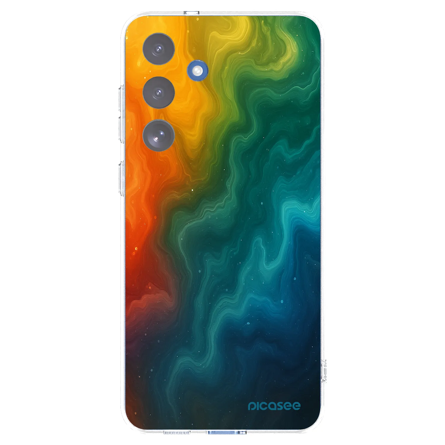 Picasee Samsung Galaxy S25 FE 5G Hülle - Transparentes Silikon - Solar