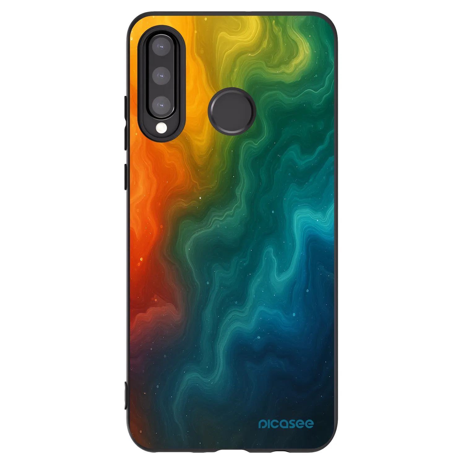 Picasee Huawei P30 Lite Hülle - Schwarzes Silikon - Solar