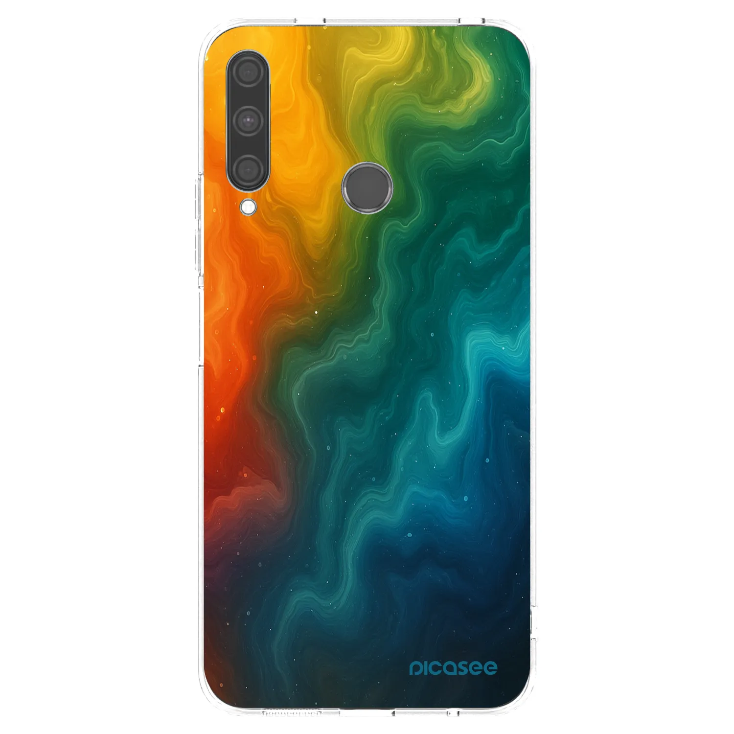 Picasee Huawei P40 Lite E Hülle - Transparentes Silikon - Solar