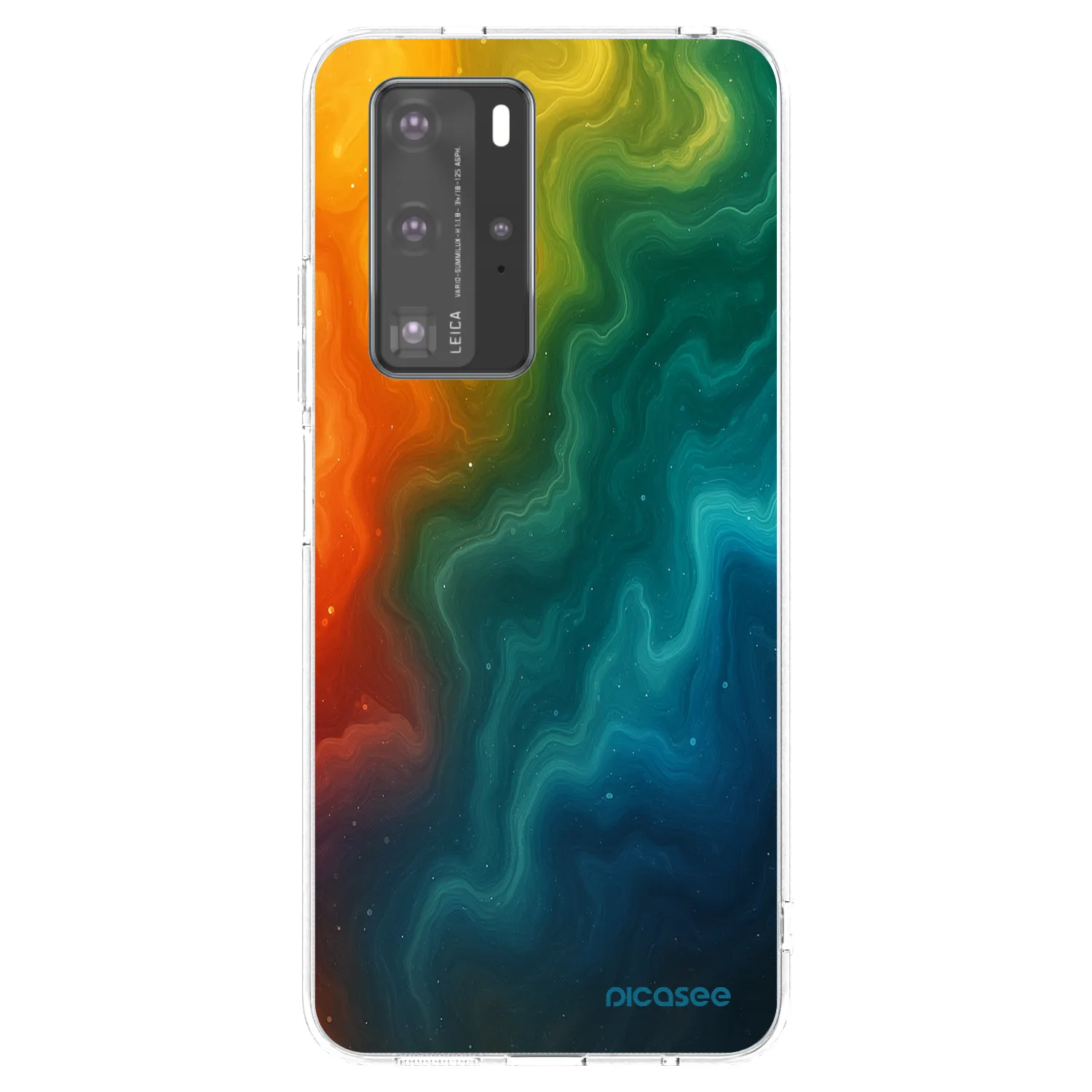 Picasee Huawei P40 Pro Hülle - Transparentes Silikon - Solar