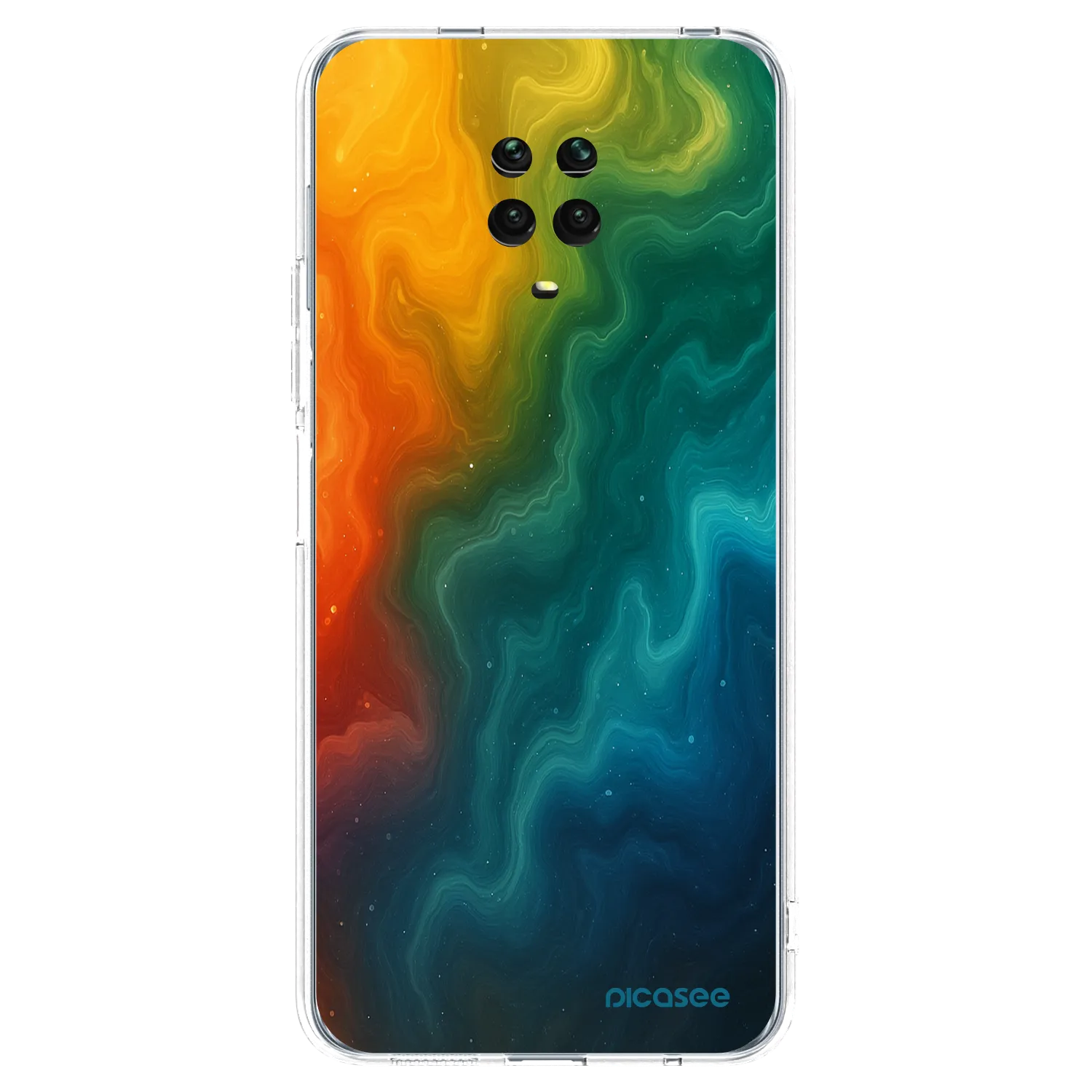 Picasee Xiaomi Redmi Note 9 Pro Hülle - Transparentes Silikon - Solar