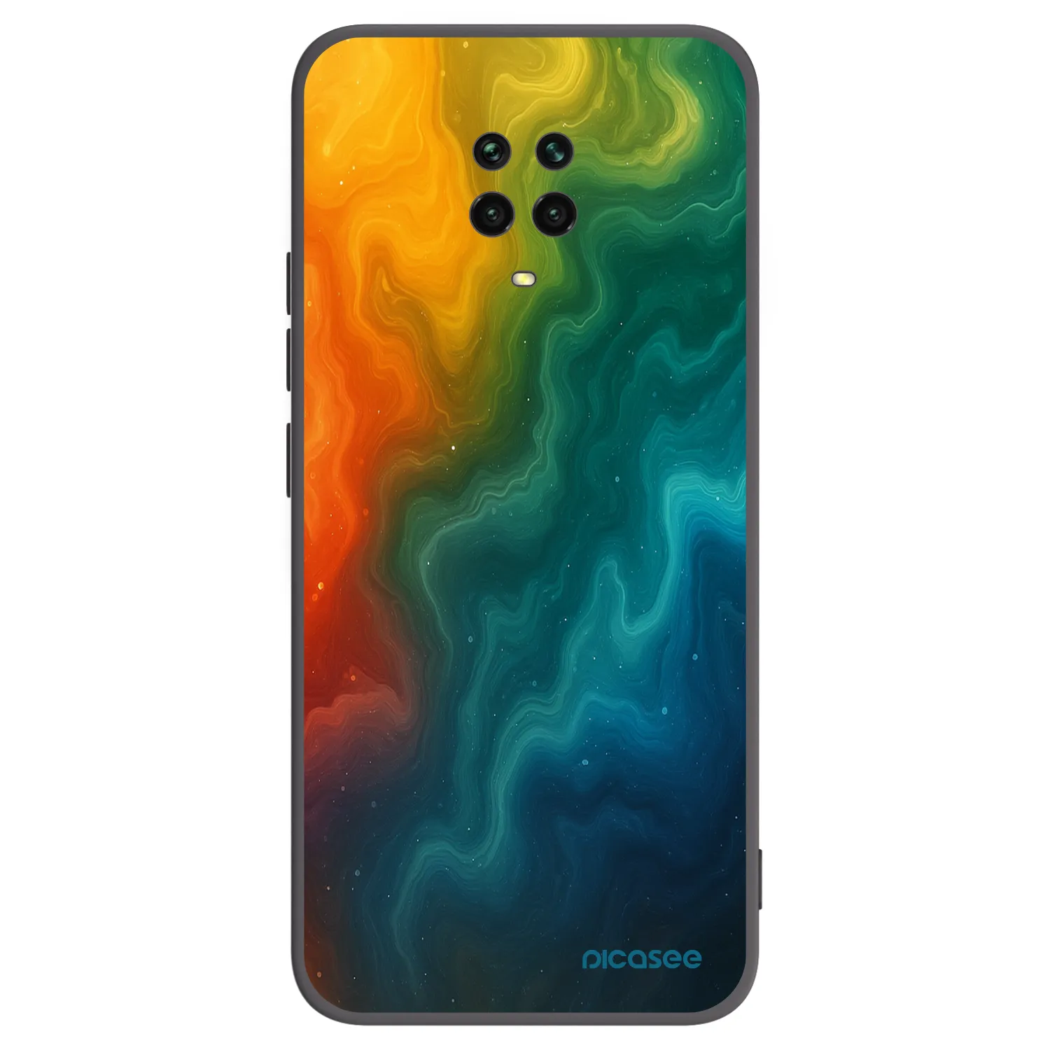 Picasee Xiaomi Redmi Note 9 Pro Hülle - Schwarzes Silikon - Solar
