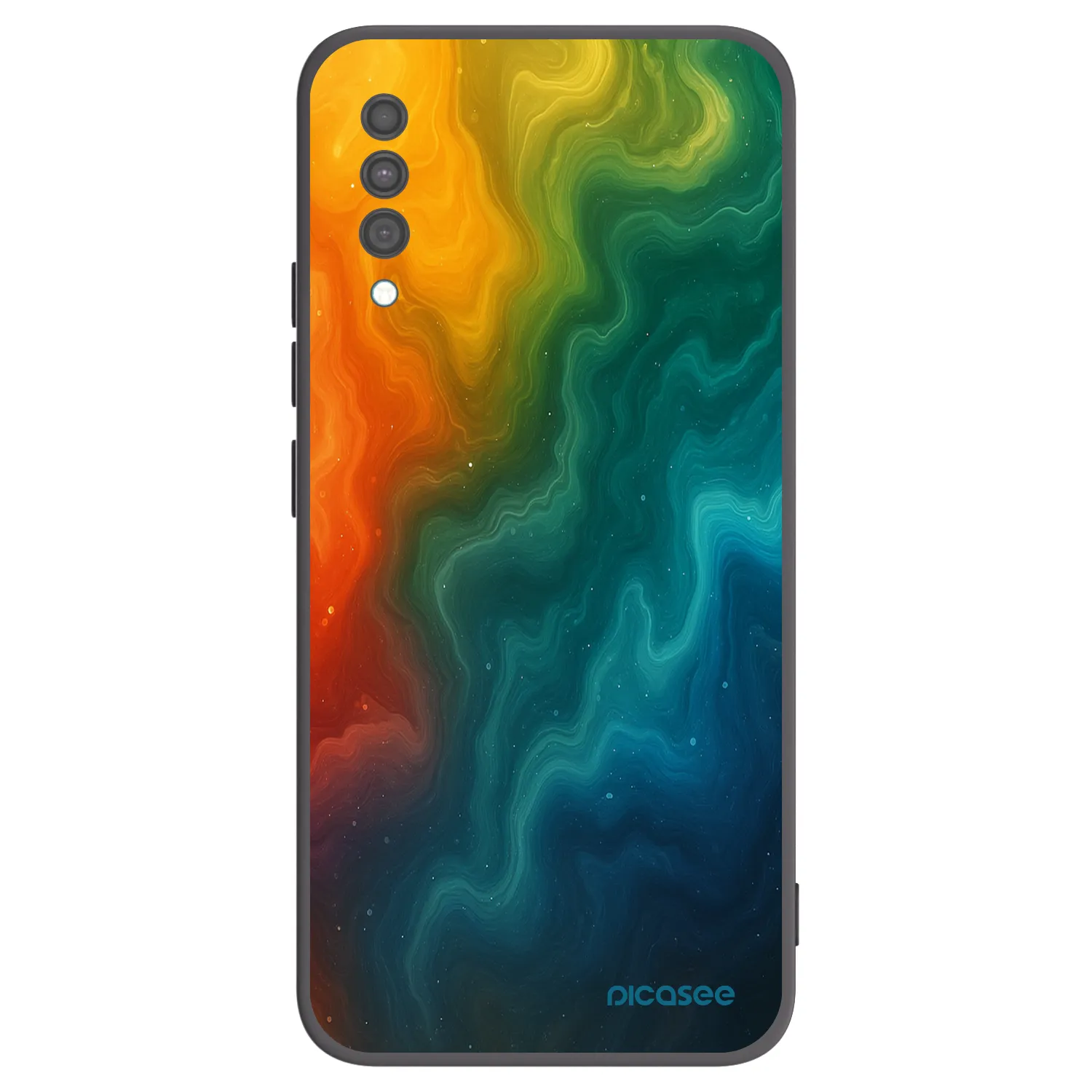 Picasee Samsung Galaxy A30s A307F Hülle - Schwarzes Silikon - Solar