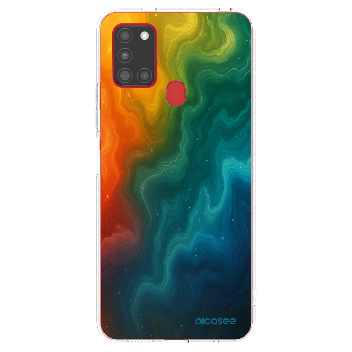 Picasee Samsung Galaxy A21s Hülle - Transparentes Silikon - Solar