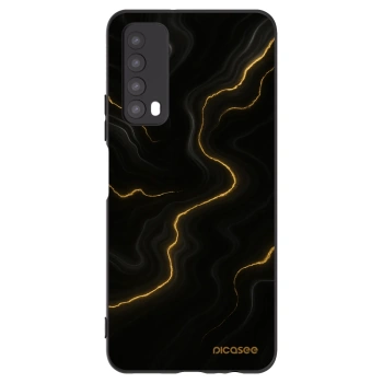 Picasee Huawei P Smart 2021 Hülle - Schwarzes Silikon - Thunder