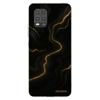 Picasee Xiaomi Mi 10 Lite Hülle - Transparentes Silikon - Thunder
