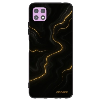 Picasee Samsung Galaxy A22 A226B 5G Hülle - Schwarzes Silikon - Thunder