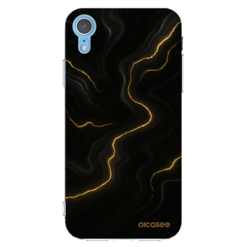 Picasee Apple iPhone XR Hülle - Transparentes Silikon - Thunder