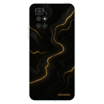 Picasee Xiaomi Redmi 10 Hülle - Transparentes Silikon - Thunder