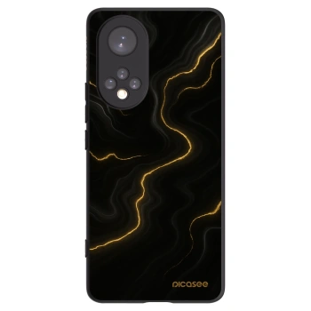 Picasee Honor 50 5G Hülle - Schwarzes Silikon - Thunder