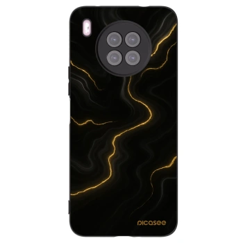 Picasee Huawei Nova 8i Hülle - Schwarzes Silikon - Thunder