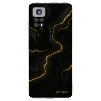 Picasee Xiaomi Redmi Note 11 Hülle - Transparentes Silikon - Thunder