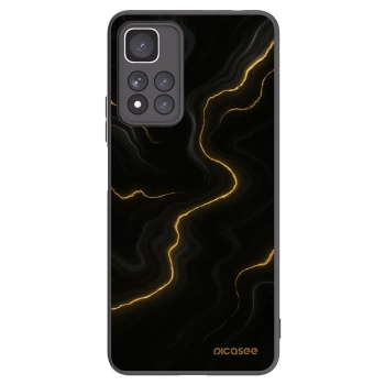 Picasee Xiaomi Redmi Note 11 Pro+ 5G Hülle - Schwarzes Silikon - Thunder