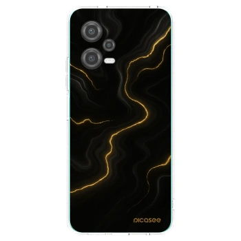 Picasee Xiaomi Poco X5 Hülle - Transparentes Silikon - Thunder