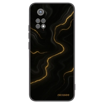 Picasee Xiaomi Redmi Note 11S 5G Hülle - Schwarzes Silikon - Thunder