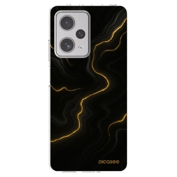 Picasee Xiaomi Redmi Note 12 Pro+ 5G Hülle - Transparentes Silikon - Thunder