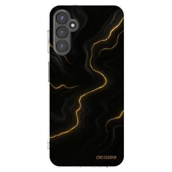 Picasee Samsung Galaxy A14 4G A145R Hülle - Transparentes Silikon - Thunder
