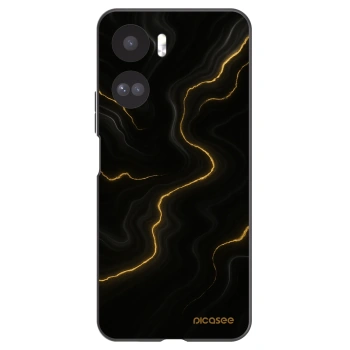 Picasee Honor 90 Lite 5G Hülle - Schwarzes Silikon - Thunder