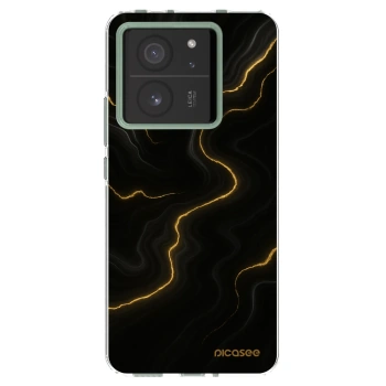 Picasee Xiaomi 13T Hülle - Transparentes Silikon - Thunder