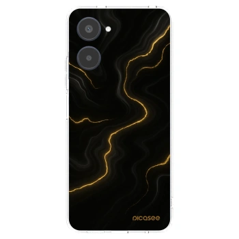 Picasee Realme 10 4G Hülle - Transparentes Silikon - Thunder