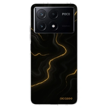 Picasee Xiaomi Poco X6 Pro Hülle - Transparentes Silikon - Thunder