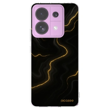 Picasee Xiaomi Redmi Note 13 Pro 5G Hülle - Transparentes Silikon - Thunder