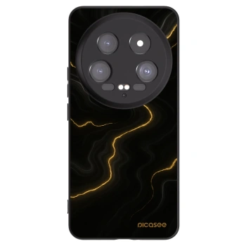 Picasee Xiaomi 14 Ultra Hülle - Schwarzes Silikon - Thunder