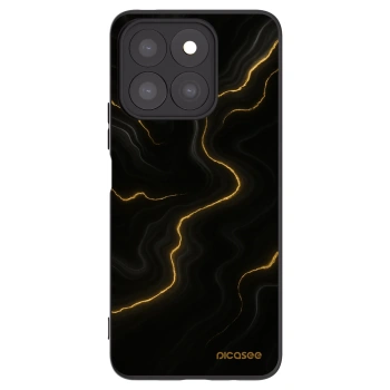 Picasee Honor X8b Hülle - Schwarzes Silikon - Thunder