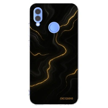 Picasee Honor 10 Lite Hülle - Transparentes Silikon - Thunder