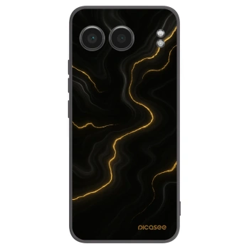 Picasee OnePlus Nord 4 Hülle - Schwarzes Silikon - Thunder