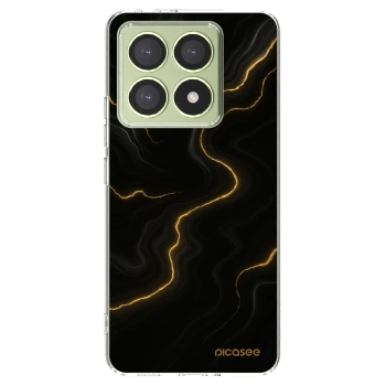 Picasee Xiaomi 14T Hülle - Transparentes Silikon - Thunder