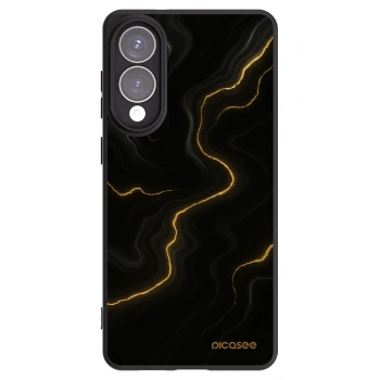Picasee Samsung Galaxy S25 Edge 5G Hülle - Schwarzes Silikon - Thunder