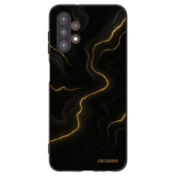 Picasee Samsung Galaxy A13 5G Hülle - Schwarzes Silikon - Thunder