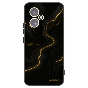 Picasee Honor 400 5G Hülle - Schwarzes Silikon - Thunder