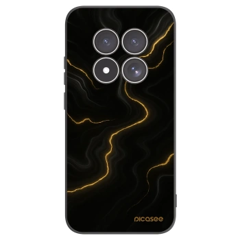 Picasee Xiaomi Redmi Note 15 Pro 4G Hülle - Schwarzes Silikon - Thunder