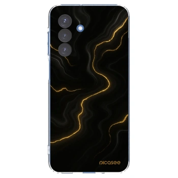 Picasee Samsung Galaxy A17 5G Hülle - Transparentes Silikon - Thunder