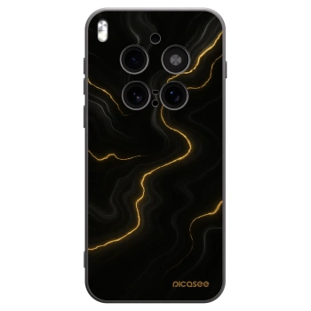 Picasee Vivo X300 Pro Hülle - Schwarzes Silikon - Thunder