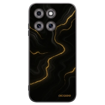 Picasee Motorola Moto G77 Hülle - Schwarzes Silikon - Thunder