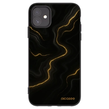 Picasee Apple iPhone 11 Hülle - Schwarzes Silikon - Thunder