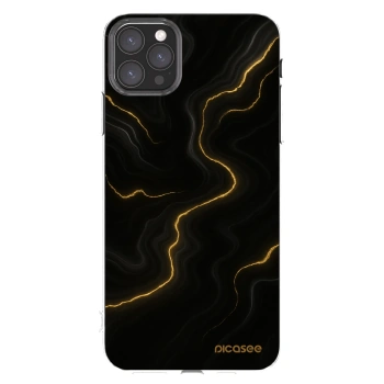 Picasee Apple iPhone 11 Pro Max Hülle - Transparentes Silikon - Thunder