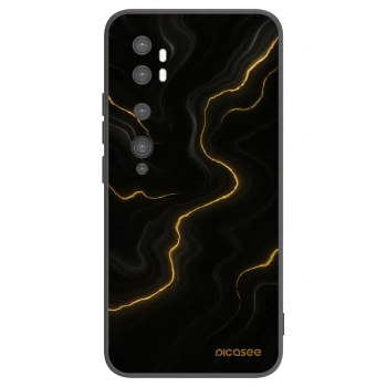 Picasee Xiaomi Mi Note 10 (Pro) Hülle - Schwarzes Silikon - Thunder
