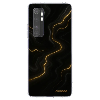 Picasee Xiaomi Mi Note 10 Lite Hülle - Transparentes Silikon - Thunder